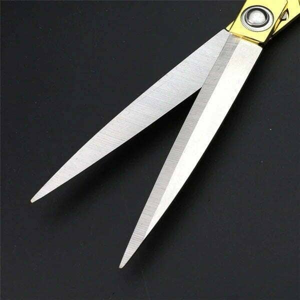 Stainless Steel Tailoring Scissor Sharp Cloth Cutting for Professionals (8.5inch) (Golden)